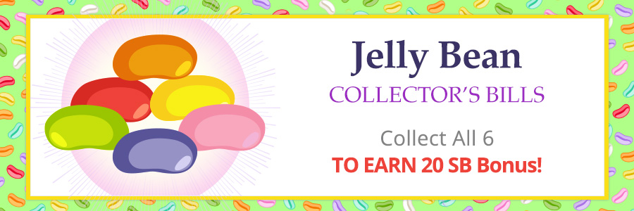 Jelly Bean Collector’s Bills