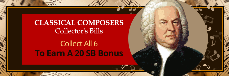 Classical Composers Collector’s Bills