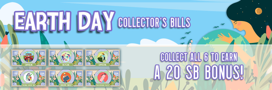 Earth Day Collector’s Bills