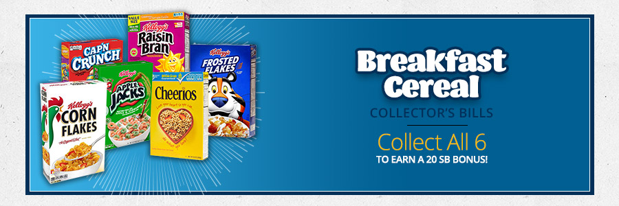 Breakfast Cereal Collector’s Bills