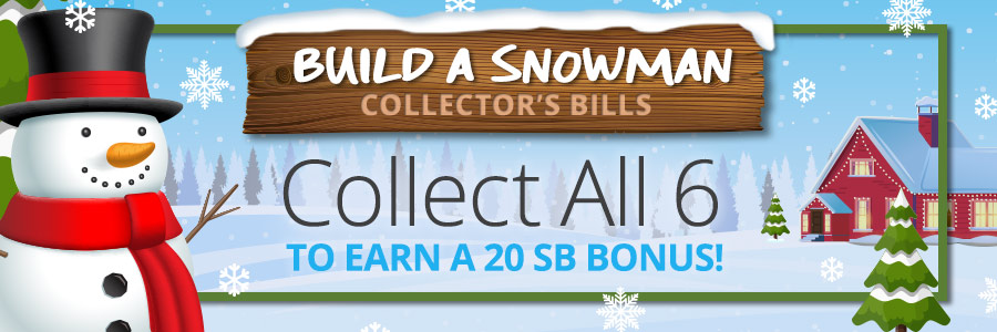 Build A Snowman Collector’s Bills