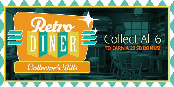 Retro Diner Collector’s Bills