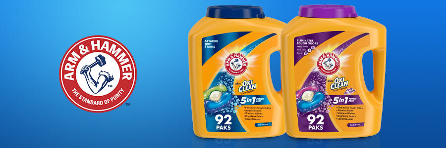 Get Rewarded for Your Laundry: Arm & Hammer 5 in 1 Power Packs Giveaway!